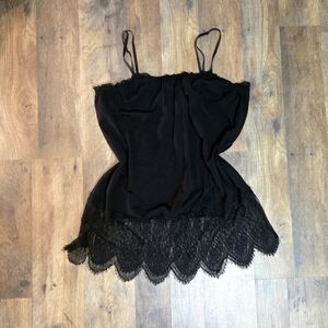 Joe's Jeans Black Keyhole Cami